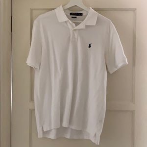 White Classic Fit Polo